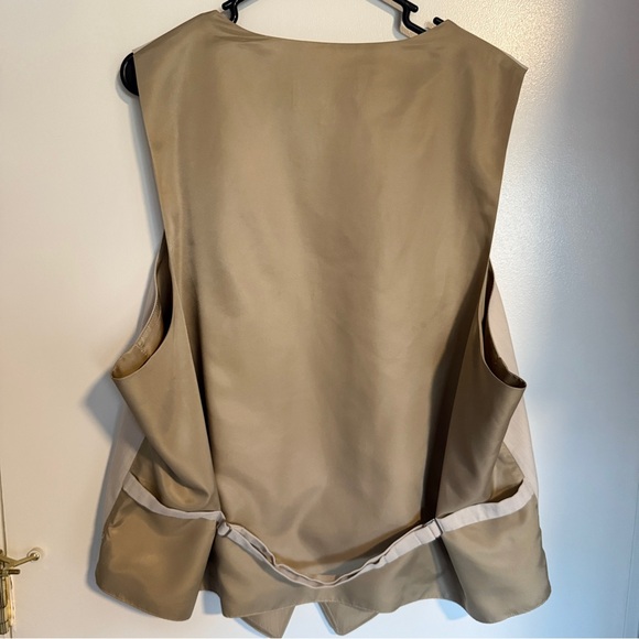 Michael Kors Wool-Blend Stretch Suit Vest Tan/Beige Men’s XL Classic Fit - Picture 4 of 6